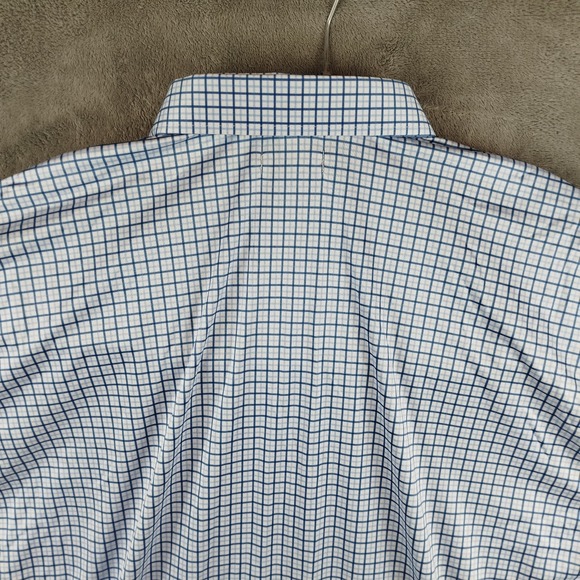 NWOT Collars And Co Dress Collar Polo Mens 2XL TALL Blue Tattersall Check Golf - Picture 6 of 11